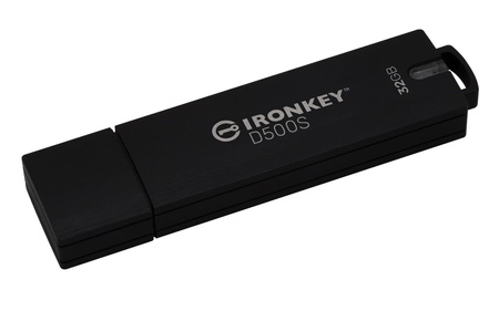 32GB IRONKEY D500S FIPS/140-3 LVL 3 (PENDING) AES-256