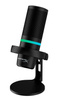 HyperX DuoCast - USB Microphone (Black) - RGB Lighting (HMID1R-A-BK/G)