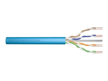 DIGITUS Installation cable cat.6A U/UTP Dca solid wire AWG 23/1 LSOH 100m violet foiled