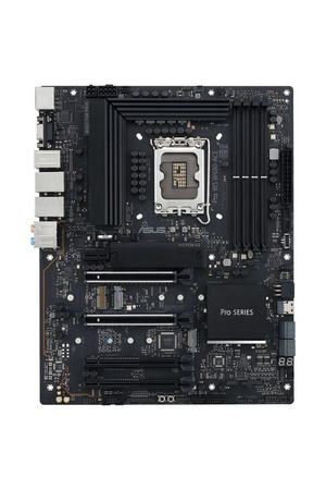 Płyta ASUS Pro WS W680-ACE W680 (LGA 1700) ATX motherboard, 2x PCIe 5.0, 3x PCIe 4.0, 3x PCIe 4.0 M.2 slots, 2x USB 3.2 Gen 2, 4x USB 3.2 Gen 1, 2x USB 2.0, 2x 2.5 Gb Ethernet,  1x SlimSAS, 4x SATA , HDMI, DisplayPort and VGA