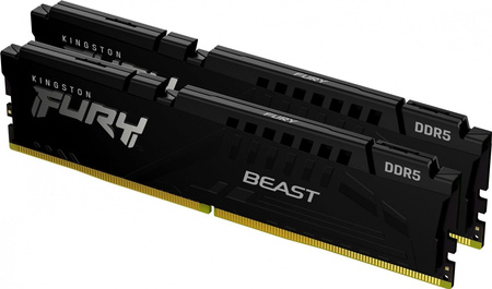 Pamięć DDR5 Fury Beast 16GB(2* 8GB)/5200 CL40 czarna 