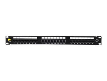 NETRACK 104-01 Netrack patch panel 19 24-porty kat. 5e UTP, z półką