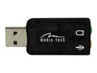 MEDIATECH MT5101 VIRTU 5.1 USB - Karta dźwiękowa USB oferująca wirtualny dźwięk 5.1