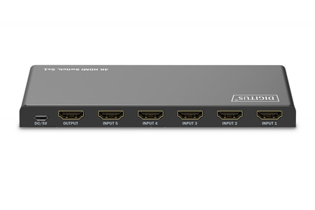 DIGITUS 5x1 HDMI Switch 4K/60Hz HDCP 2.3