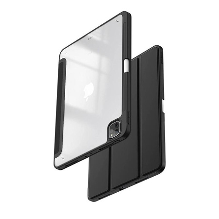 Etui PrimeFolio do iPad Air 11 M3 (2025) iPad Air 11 M2 (2024) iPad Air 10.9 (5-4 gen.) iPad Pro 11 (2022-2021) czarne/przezroczyste