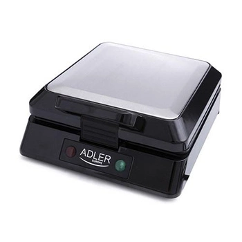 Gofrownica Adler AD 3036 (1500W; kolor srebrny)
