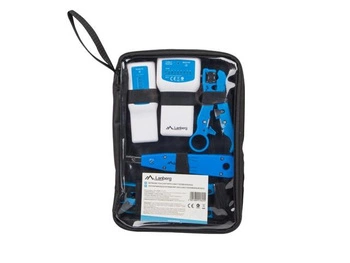 Zestaw narzędzi do budowy sieci LAN z testerem RJ45 RJ11