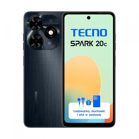 Smartfon Spark 20C BG7n 128+8 Czarny