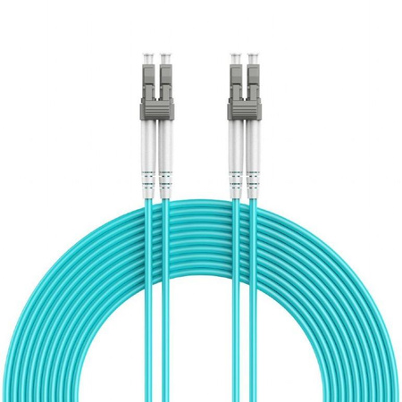 Kabel światłowodowy wielomodowy duplex OM4 50/125,LC/LC,15m