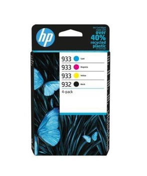 HP 932 BLACK / 933 CMY ORIGINAL/INK CARTRIDGE 4-PACK