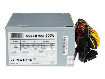 IBOX ZIC2500W12CMFA ZASILACZ I-BOX CUBE II ATX 500W 12 CM FAN