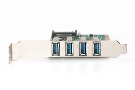 Karta rozszerzeń/Kontroler USB 3.0 PCI Express, 4xUSB 3.0, Chipset: VL805