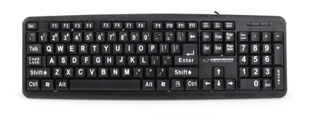 Klawiatura USB EK129 Przewodowa