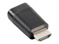 LANBERG AD-0016-BK Lanberg adapter HDMI-A(M)->VGA(F)