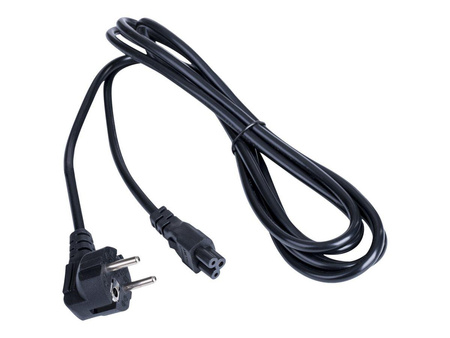 AKYGA Kabel zasilający do notebooka AK-NB-10A koniczynka CCA CEE 7/7 / IEC C5 3 m