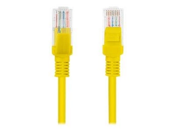 LANBERG PCU6-10CC-0050-Y Lanberg Patchcord RJ45 kat. 6 UTP 0.5m żółty