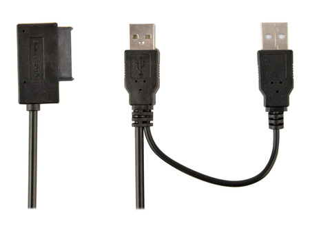 GEMBIRD A-USATA-01 Gembird Adapter USB do podłączenia napędu DVD z laptopa Slim SATA