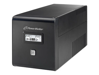 POWERWALKER UPS VI 1000 LCD Line-Interactive 1000VA 2X Schuko 2X IEC C13 USB-B LCD