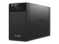 ICY BOX IB-RD3620SU3 Obudowa na Dysk RAID 2x3.5inch SATA I/II/III USB 3.0 eSATA Czarna