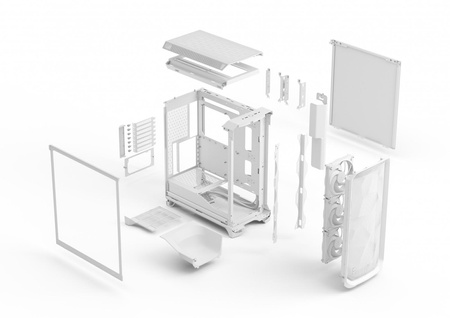 Obudowa Meshify 3 White TG Clear Tint