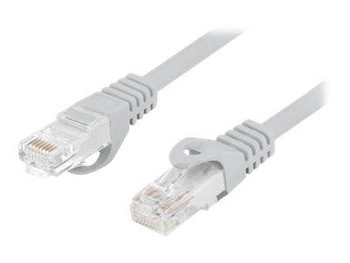 LANBERG Patchcord kat.6 UTP LSZH CU 0.5m szary Fluke passed