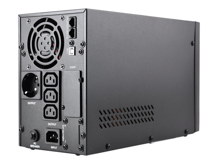 ENERGENIE EG-UPS-PS1000-01 UPS 1000VA LCD czysty sinus USB kolor czarny