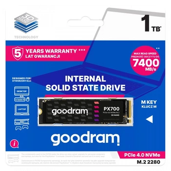 GOODRAM SSD PX700 M.2 PCIe 4x4 1TB RETAIL