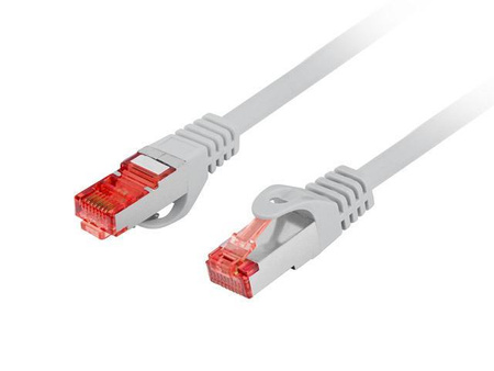 LANBERG Patchcord kat.6 FTP LSZH CU 10m szary Fluke passed