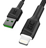 GREENCELL Cable GC Ray USB - Lightning 200cm white LED backlight Apple 2.4A