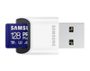 SAMSUNG PRO Plus microSD 128GB Up to 180MB/s Read and 130MB/s Write speed with Class 10 4K UHD incl. Card reader 2023 (P)