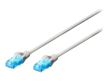 DIGITUS DK-1512-010 Digitus Kabel patch cord UTP, CAT.5E, szary, 1m, 15 LGW