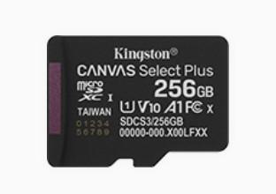 Karta pamięci microSD 256GB Canvas Select+ G3 150MB/s 
