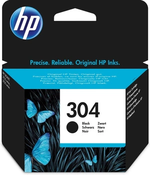 Tusz HP czarny HP 304, HP304=N9K06AE, 120 str.