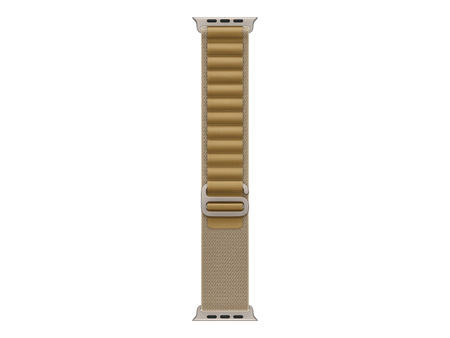 APPLE 49mm Tan Alpine Loop - Small - Natural Titanium Finish