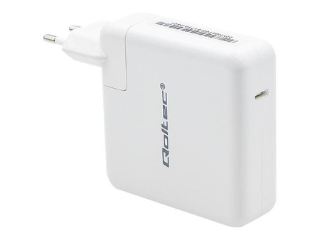 QOLTEC 51709 Ładowarka sieciowa FAST 96W 5 20V 3 4.7A USB C PD Biała