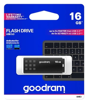 Pendrive UME3 16GB USB 3.0 Czarny