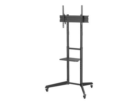 DIGITUS Mobilny stojak z półką do ekranów 37-70inch czarny