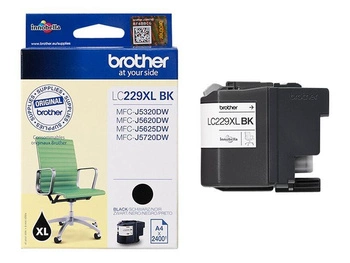 BROTHER LC229XLBK Tusz Brother LC229XLBK black XL 2 400str MFC-J5625DW / MFC-J5720DW