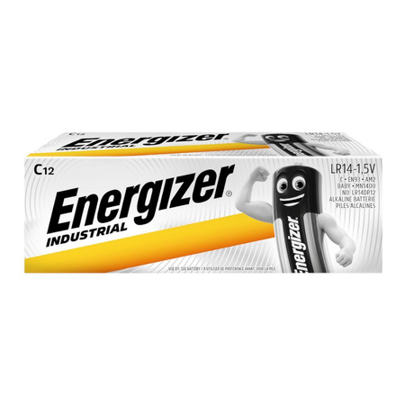 Bateria alkaliczna Energizer Industrial LR14 C x12 - USZ OPAK