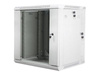 LANBERG WF02-6612-10S Lanberg szafa wisząca dwusekcyjna rack 19 12U 600x600mm szara