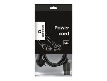 GEMBIRD PC-186-C19 Gembird kabel zasilający serwerowy IEC320 C19 1,8m, 16A