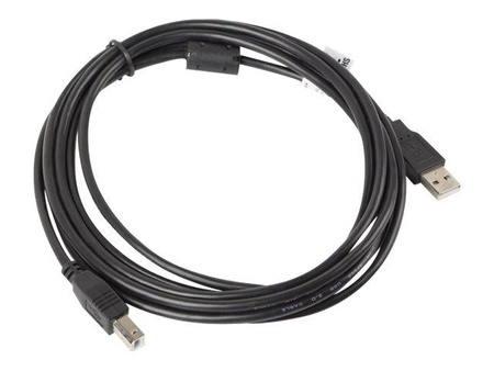LANBERG CA-USBA-11CC-0030-BK Lanberg kabel USB 2.0 AM-BM ferryt 3m czarny