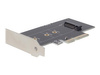 GEMBIRD PEX-M2-01 Gembird Karta PCI-Express -> M.2 SSD + śledź low profile