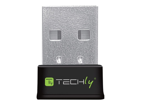 TECHLY Dwupasmowa Mini Bezprzewodowa Karta Sieciowa USB AC600