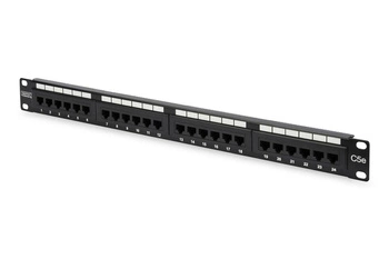 Patch panel DIGITUS 19" 24x RJ45 UTP kat. 5e 1U
