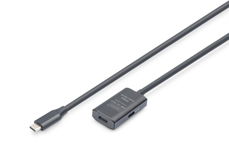 Kabel przedłużający aktywny USB-C - USB-C, USB 3.2 Gen1, 5Gbps, 5m 