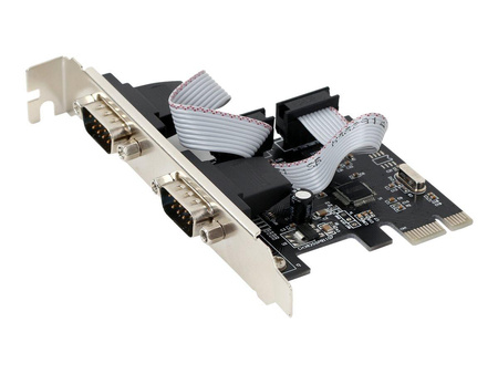 GEMBIRD SPC-22 Gembird Kontroler PCI Express -> 2x COM 9 PIN (low profile)
