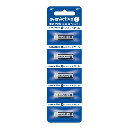Baterie alkaliczne everActive 27A 12V - 5 sztuk