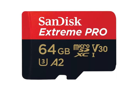 Karta Extreme Pro microSDXC 64GB 200/90 MB/s A2 V30 