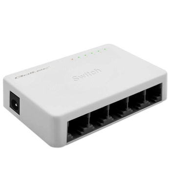 QOLTEC 52245 SWITCH Przełącznik sieciowy 5 x port RJ45 100Mbps Fast Ethernet LAN